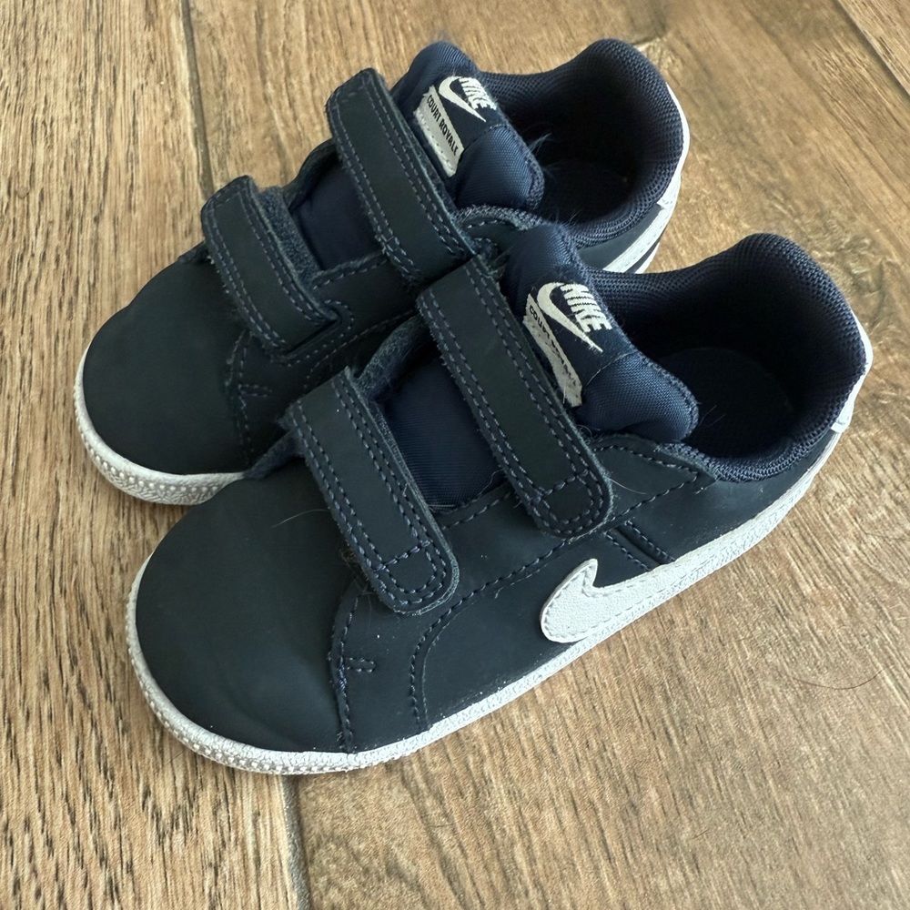 Nike Blue and White Court Royale